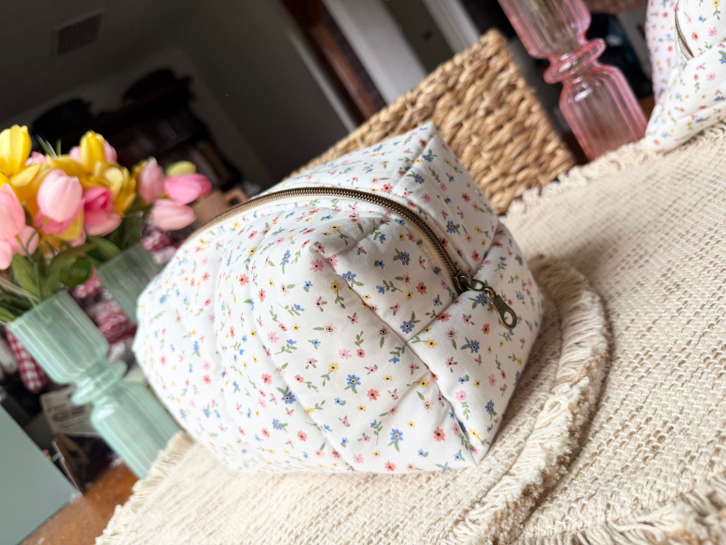 Box Pouch - Ditsy Floral