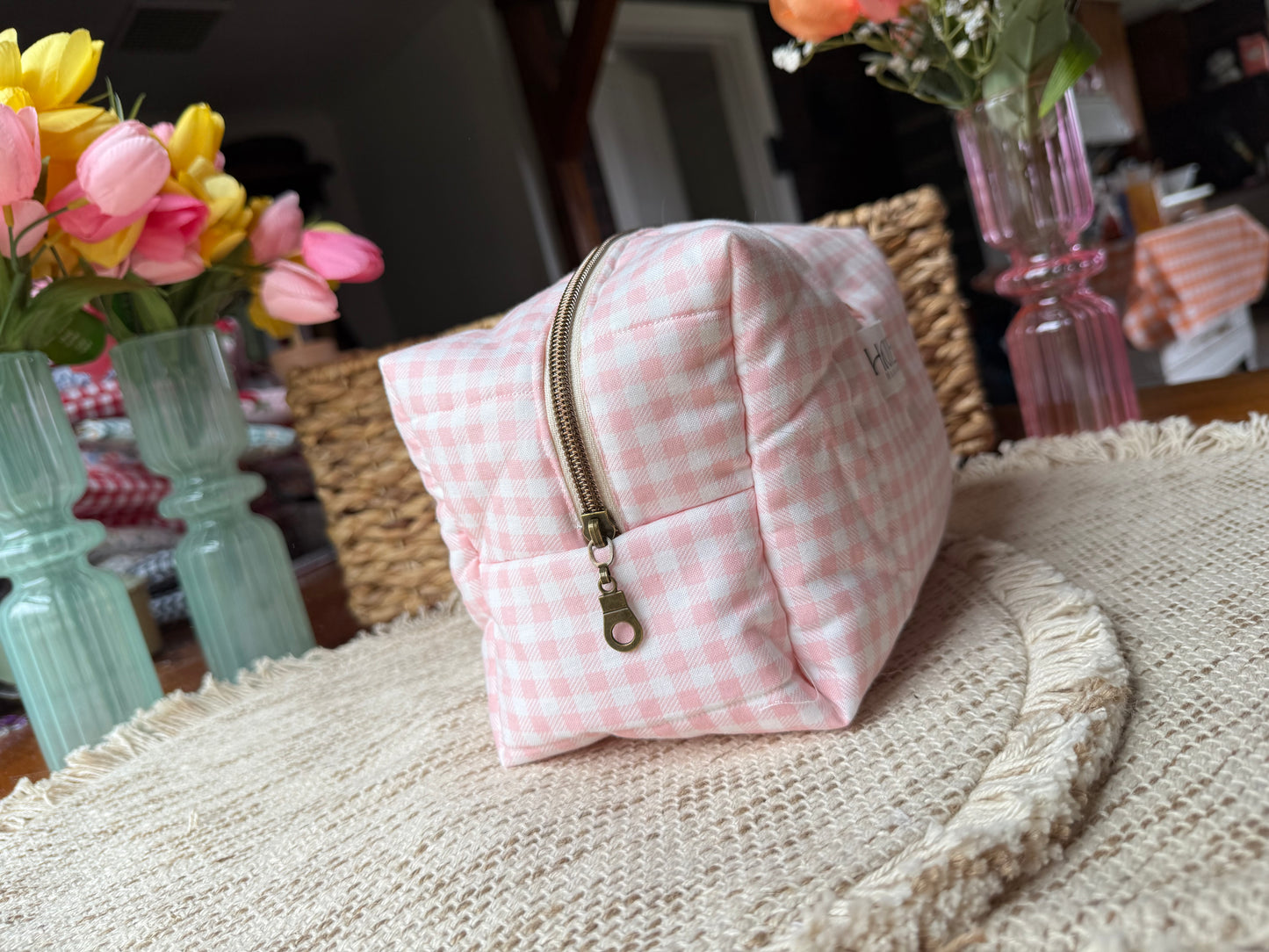 Box Pouch - Pink Picnic