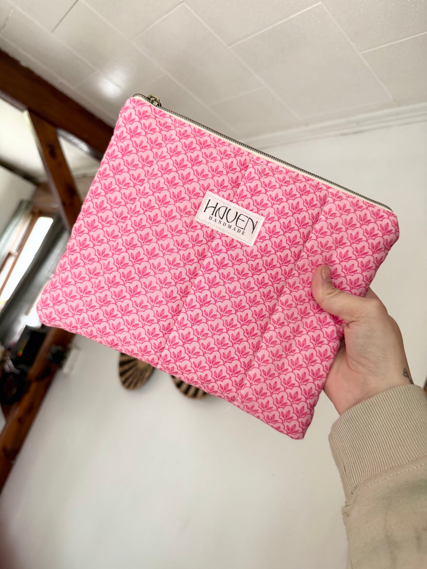 Toiletry Pouch - Preppy Pink