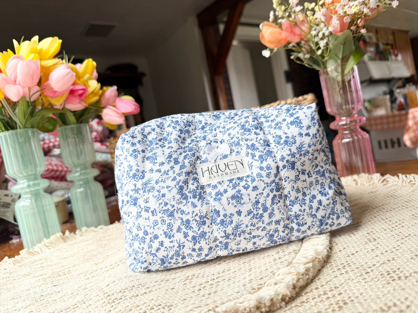 Box Pouch - Blue Willow
