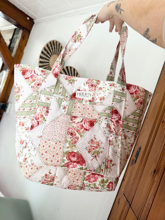 Tote Bag - Rose Patchwork