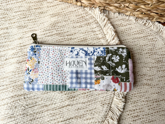 Glasses/Pencil Pouch - Patchwork