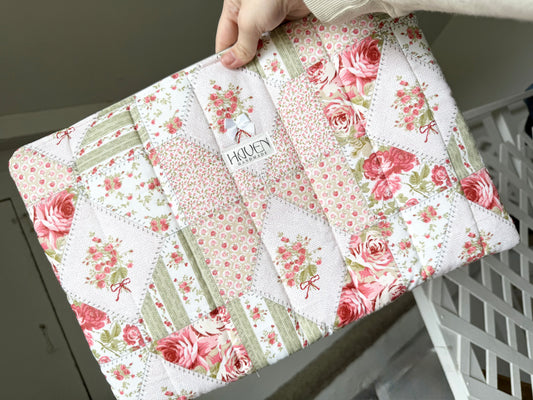 Laptop Sleeve - Rose Patchwork