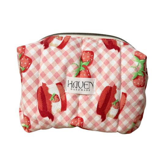 Small Box Pouch - Strawberry Jam