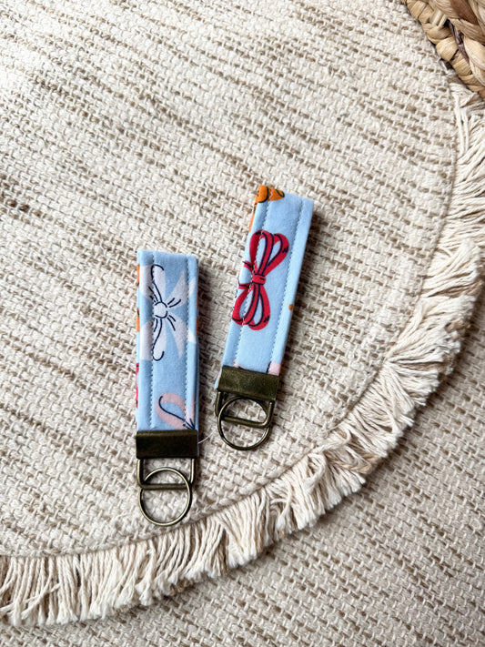 Mini Wristlet - Patriotic Bow