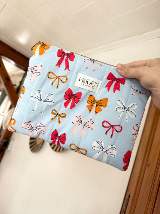 Toiletry Pouch - Patriotic Bows