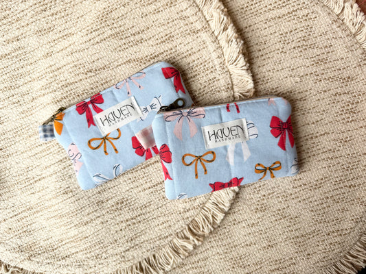 Wallet/Coin Pouch - Patriotic Bow