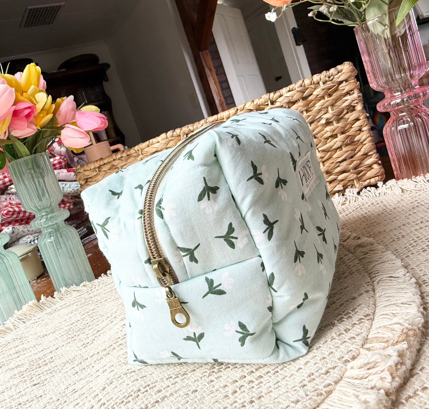 Box Pouch - Blue Blossom